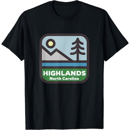 Highlands North Carolina Mountains Nc Souvenir T-Shirt