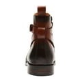 thumbnail image 6 of Santimon Men Genuine Leather Chukka Boots Classic Ankle Boots Dress Chelsea Boots Brown 12.5 US, 6 of 7