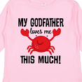 thumbnail image 4 of Inktastic My Godfather Loves Me Godchild Boys or Girls Long Sleeve Toddler T-Shirt, 4 of 5