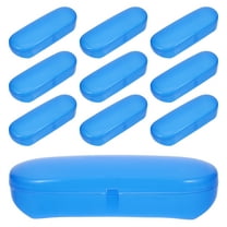 10pcs Hard Shell Eyeglass Case Portable Lightweight Storage Holder for Sunglasses and Glasses for Men Women
