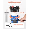 thumbnail image 6 of VEVOR RV Water Filtration System, Drinking Water Filter System with Replaceable Cartridge for Campers, Remove Sediments, Chlorine, Bad Tastes, Odors, and Most Contaminants, RV Filter for RVs, Boats, 6 of 9