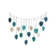 thumbnail image 3 of Tapiz Tejido, Colgante de Pared de Macramé, Telón de Fondo Bohemio, Adorno, Cuerda, Exhibición de Imágenes, Borlas de Hojas, Decoración de Pared de Gu Azul perfecl Macramé Tela decorativa, 3 of 8