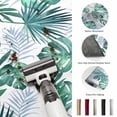 thumbnail image 5 of Round Area Rugs 7Ft, Green Monstera Leaves Non-Slip Washable Circle Rugs Carpet, Tropical Blue Palm Leaf Botanical Summer Indoor Outdoor Rug Floor Mats Throw Runner for Bedroom Living Room Bathroom, 5 of 8