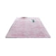 thumbnail image 1 of Alfombra de felpa ovalada ultra suave para máxima comodidad Alfombra de dormitorio de color rosa empolvado con efecto tie-dye más suave, 1 of 5