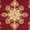 Red, variant on Unique Loom Versailles Collection Area Rug - Louis (7' 10" Round Red/Cream)