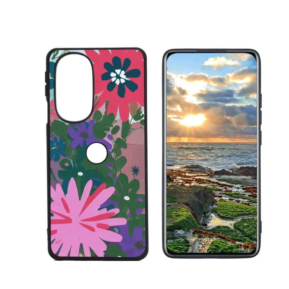Compatible with Moto Edge+ (2022) Phone Case, Flowers-37 Case Men Women, Flexible Silicone Shockproof Case for Moto Edge+ (2022)
