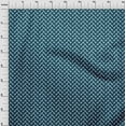 thumbnail image 4 of oneOone Silk Tabby Teal Blue Fabric Animal Craft Projects Decor Fabric Printed By The Yard 42 Inch Wide, 4 of 5