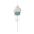 thumbnail image 1 of Adorno suspendido para de Navidad, decoración navideña única y resistente, regalo artesanal para celebrar el Año Nuevo, vacaciones. , Cono Azul con Varilla Cono de color azul con varilla, 1 of 9
