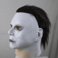 thumbnail image 5 of Michael Myers Masks Cosplay Costume Latex Props，Hot Movie Game Face Headgear with Hair Full Head Masks Costume, 5 of 6