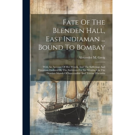 Fate Of The Blenden Hall, East Indiaman ... Bound To Bombay: With An Account Of Her Wreck, And The Sufferings And Privations Endured By The Survivors For Six Months, On The Desolate Islands Of Inacces