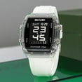 thumbnail image 4 of Fashion Women's Men's Digital Watch Tonneau Case Multifunctional Unisex Large Face Outdoor Sport Waterproof LED Casual Wrist Watch with Dual Time Alarm, 4 of 9