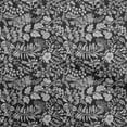 thumbnail image 1 of oneOone Cotton Cambric Light Gray Fabric Floral Silhouette Sewing Fabric By The Yard Printed Diy Clothing Sewing Supplies 56 Inch Wide, 1 of 4