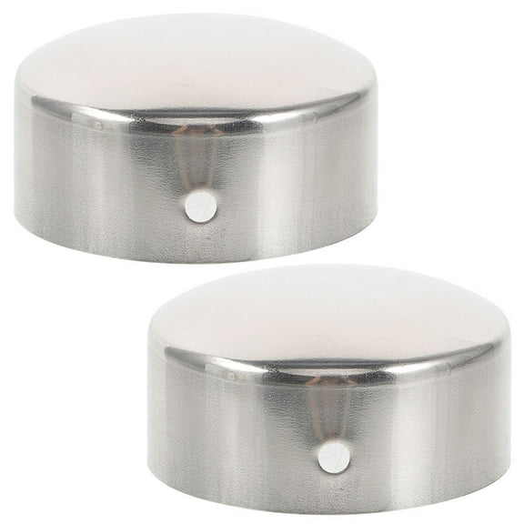 GAXIRE Generic Handrail Fitting Caps For Tube 2pcs Tube Protector Tubing Plug End Caps For Metal Tubing
