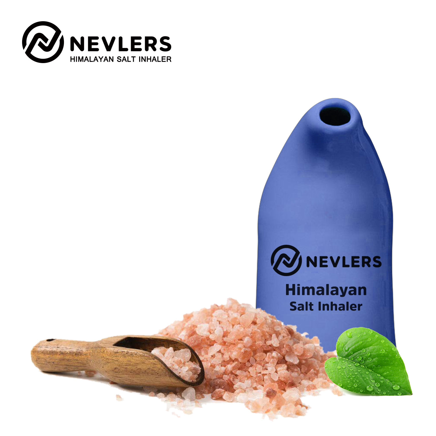 Nevlers Cobalt Himalayan Salt Inhaler AllNatural Himalayan Salt