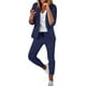 thumbnail image 1 of Trajes de pantalón para mujer, traje de negocios moderno y elegante, conjunto de traje de chaqueta, traje de pantalón de dos piezas de color sólido, traje de pantalón para mujer, traje de pantalón el, 1 of 5