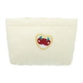 thumbnail image 1 of 1 Pc Bolsa de Maquillaje en Forma de Corazón para Mujeres, Duradera, para Vacaciones, Camping, Gimnasio, Viajes, Beige, Amarillo, Poliéster, 1 of 3