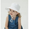 thumbnail image 4 of Kids Bucket Hats Summer Sun Protection Hat for Toddler Wide Brim Beach Cap for Boys Girls, 4 of 8