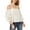 Cream, variant on The Edit Womens Juniors Lace Cold Shoulder Blouse