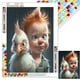 thumbnail image 1 of Con Cuentas Cuadradas 5D DIY Kit Loco Del 30x40cm, 1 of 10