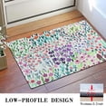 thumbnail image 3 of Pioneer Flower Floral Print Pattern Door Rugs,Washable Non Slip Door Mats Indoor,Decorative Door Mats,Entry Mat Indoor for Entrance,Bedroom,Kitchen,Bathroom,16"x24", 3 of 6