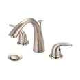 thumbnail image 2 of Accent L-7472-BN Two Handle Lavatory Widespread Faucet - Brushed Nickel, 2 of 3