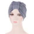 thumbnail image 4 of TRUBKH Workout Headbands for Women Skull Cap Head Bandana Head Wraps for Women Headscarf Hair Towel Wrap for Women Hair Turban Gray One Size, 4 of 4