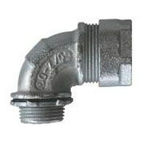 O-Z/Gedney 4Q-9125, Liquidtight Flexible Conduit Connector, 1-1/4"" 90°, 1 PC