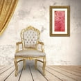 thumbnail image 3 of Villa, Mlli 18x32 Gold Ornate Wood Framed with Double Matting Museum Art Print Titled - Pink Gold Roses Mate, 3 of 4