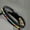 Black rainbow color, variant on [Colorful Braided Rope] Durable Nylon Cord Adjustable 1pc Braided Rope Bracelet with Magnetic Clasp | Navy Blue, Detachable, Perfect for Couples, Outdoor Sports, and Friendship Gift