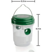 Solar LED Mosquito & Insects Trap - Effective and Reusable Outdoor Trap for Trapping Mosquitos & Insects - Bright UV LED Light