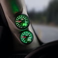 thumbnail image 2 of MaxTow | Black & Green Double Vision Series 60 PSI Boost Gauge for Trucks, 2 of 7