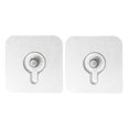 thumbnail image 1 of Wall Picture Hooks Non-marking Nail Screw Stickers Hanging Non-marking Screw Stickers Photo Frame Key Adhesive Hook, 2Pcs, 1 of 9