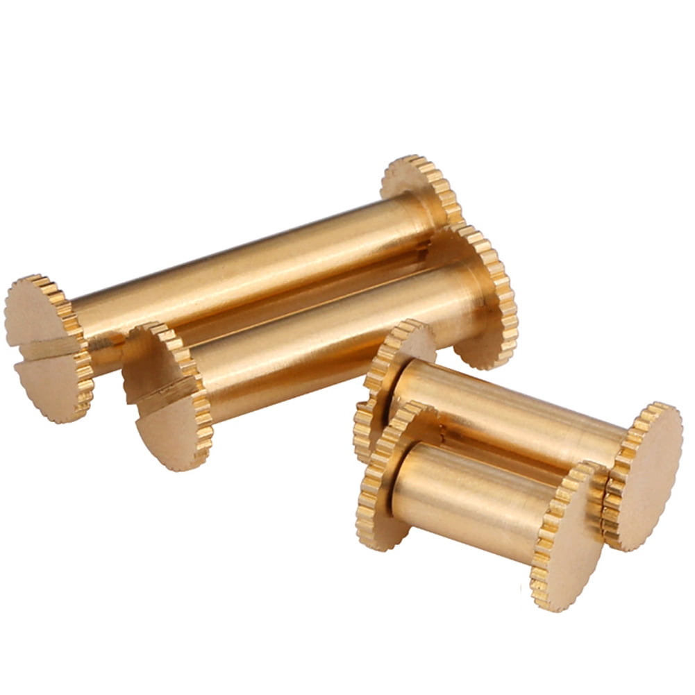 (10pcs) Brass Mother Son Flat Lock Rivets, M5x70mm