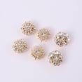 thumbnail image 4 of ZenCart 1/6Pcs Women Button Covers Shiny Rhinestone Cufflinks Snap-on Removable Button Clips Shirt Dress Accessories, 4 of 8