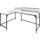 thumbnail image 1 of Escritorio Mueble L Esquinero Tipo Marmol Blanco Moderno Houzer, 1 of 7