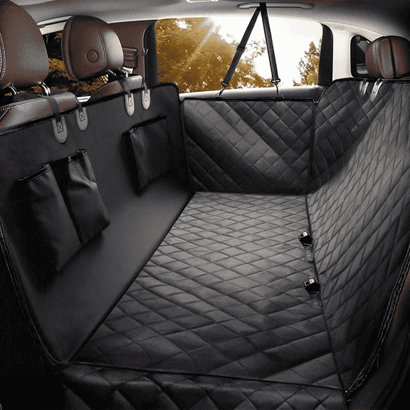 RITUALS Dog Car Seat Cover for Back Seat, 600D Waterproof Dog Hammock with Non-Slip Back, Heavy Duty Scratch Proof Pet Seat Cover for Cars, Trucks & SUVs