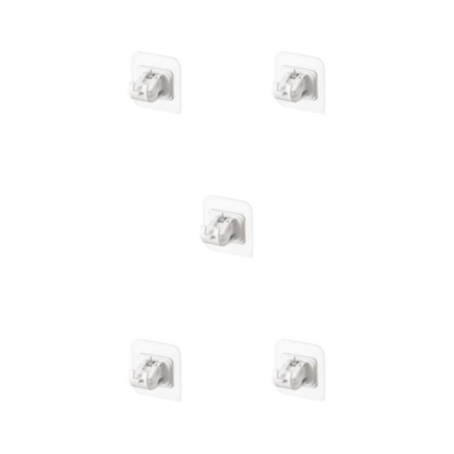 Moyic Barra de cortina autoadhesiva para ventana de cocina, Clip para sala de estar, barra de toalla sin pinchazos, abrazadera para colgar, Type2 NO2