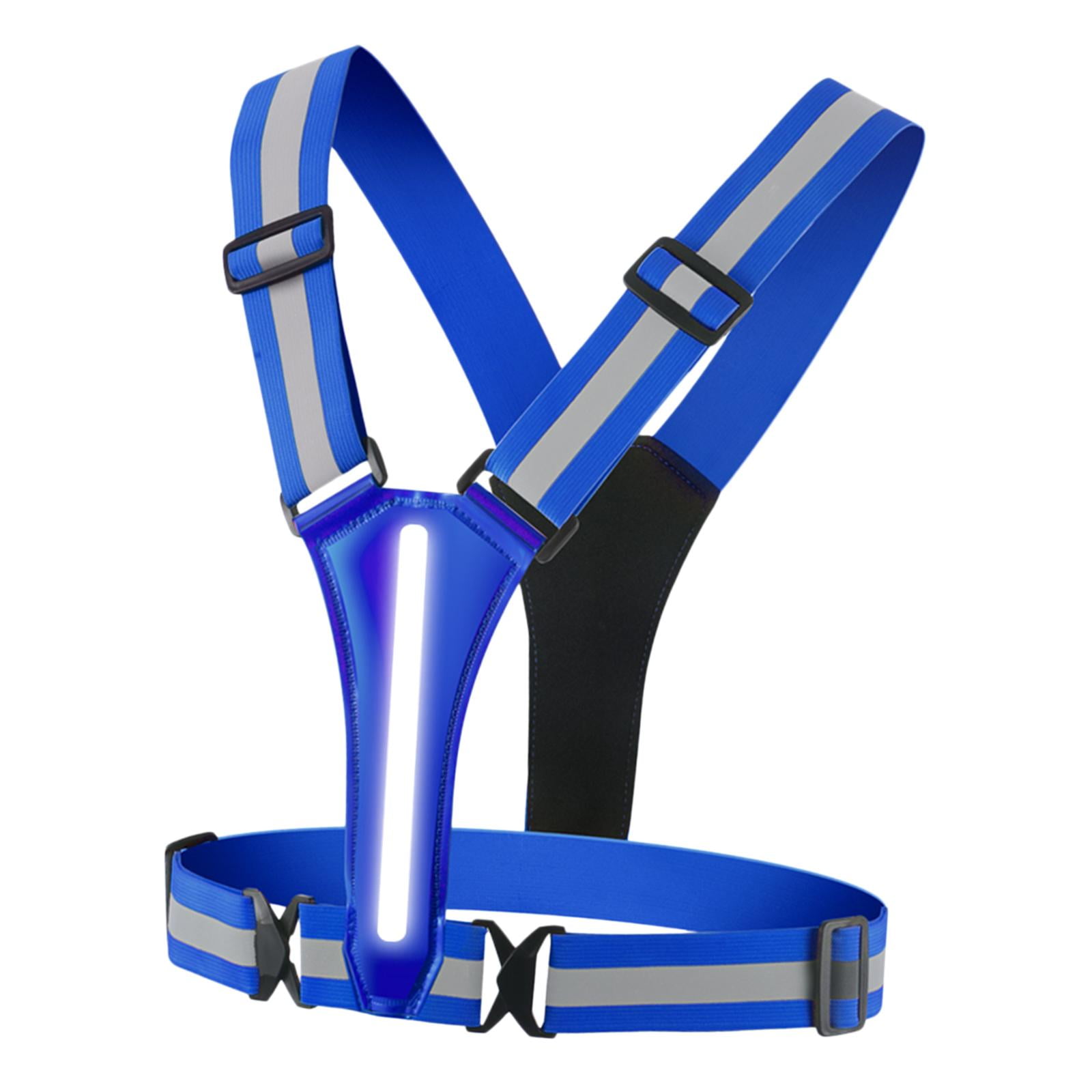 LED Reflective Adjustable Rechargeable Double Strips 3 Lighting Modes