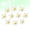 White, variant on OFFIGAM 10Pcs Hawaiian Hair Clips Flower Multi Color for Hair Decoration Beach Luau Party and Wedding