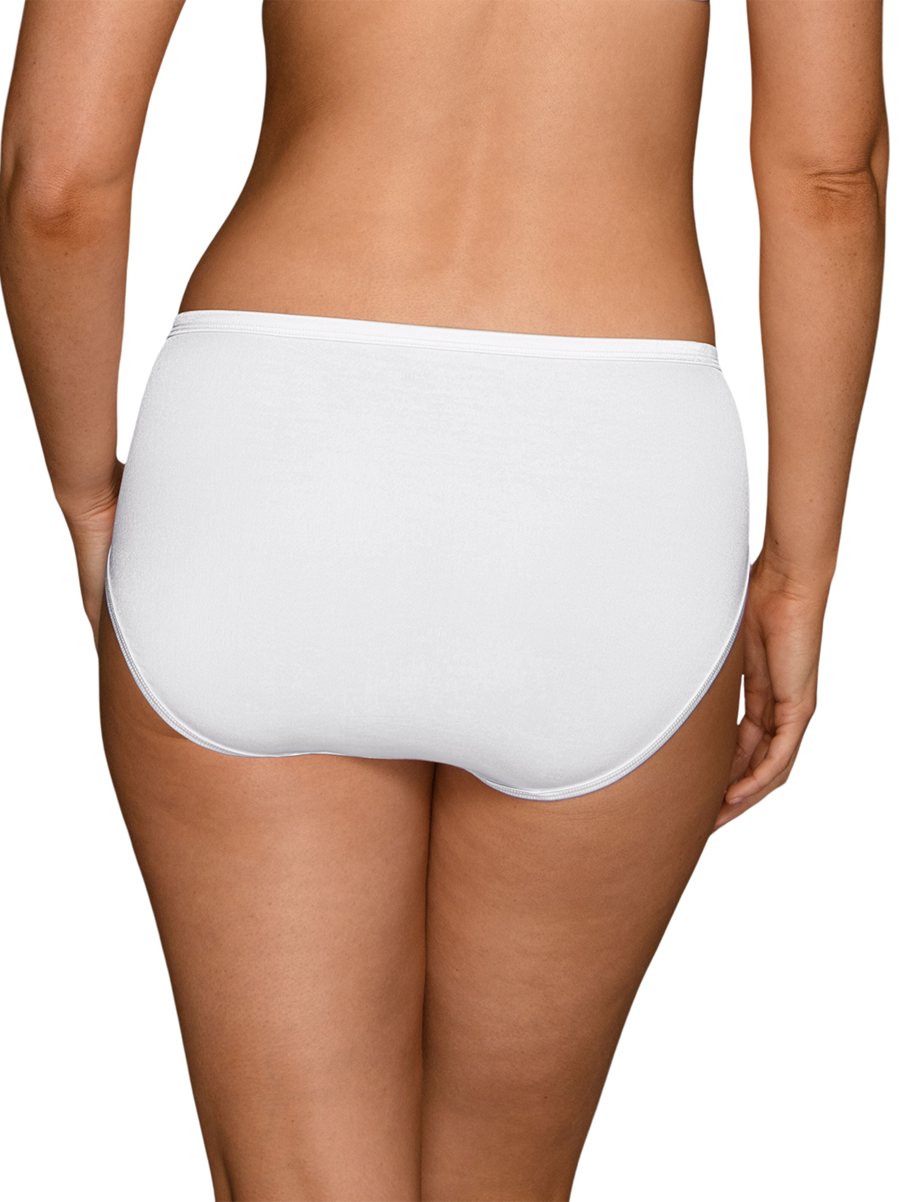 Vanity Fair Lingerie Women's Illumination Hi-Cut Panties, Silky Stretch Underwear, Multipacks, Sizes M - 3XL