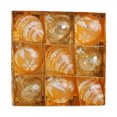 thumbnail image 2 of Bolas Navideñas de Plástico Naranja, Decoración para Fiestas, 9 Unidades | 24 X 24 X 8 Cm | Ligeras y Resistentes | con Asa para Colgar | Ideales para Bodas y Fiestas, 2 of 6