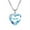 Multicolor-D, variant on TIMIFIS Necklace Mother's Love Letter Love MOM Heart Pendant Necklace Gemstone Necklace