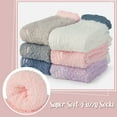thumbnail image 3 of Loritta Fuzzy Socks for Women Slipper Socks Winter Warm Cozy Socks with Grippers Womens 6 Pairs Size 5-9, 3 of 6