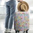 thumbnail image 2 of Pioneer Flower Floral Print Pattern Luggage Cover Fashion Suitcase Cover Baggage Covers Fit 25-28 Inch Luggage (Go Travel), 2 of 5
