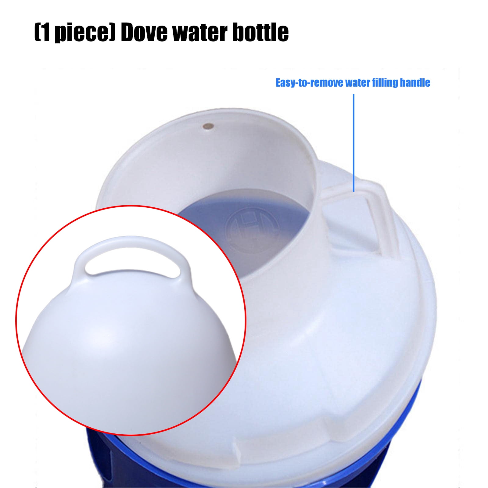 Plastic Pigeons Water Feeder Automatic Feeding Tool for Various Pet Birds Accessories