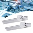 thumbnail image 4 of Linear Rail Guide, Steel 2pcs Small Friction Guideway Rails  for Machine, 4 of 8