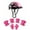 🔥 Pink Room Essentials, variant on Nsxcdh Kids Skating Protective Set,7 Piece Helmet Knee Elbow Wrist,Adjustable Fit 20-87 to 21-26 in Head,Cycling Skate Scooter,For Girls and Boys