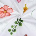 thumbnail image 5 of Flowers Tablecloth Waterproof Spring Summer Green Leaves Tablecloth Rectangle Indoor Outdoor Table Cloth Floral Stain Resistant Table Covers for Kitchen Picnic Patio 60"x84", 5 of 6