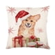 thumbnail image 5 of Funda de almohada navideña con cremallera transpirable de 18 x 18 pulgadas, decorativa. perro, 5 of 9