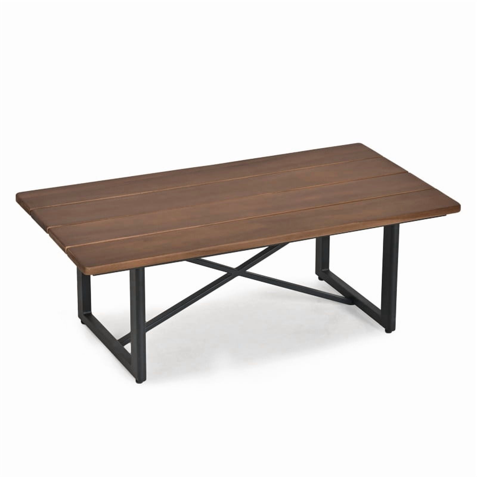 4-Piece Outdoor Conversation Sets, Sofas & Coffee Table Patio Chat Sets, Aluminum Sectional Sofa